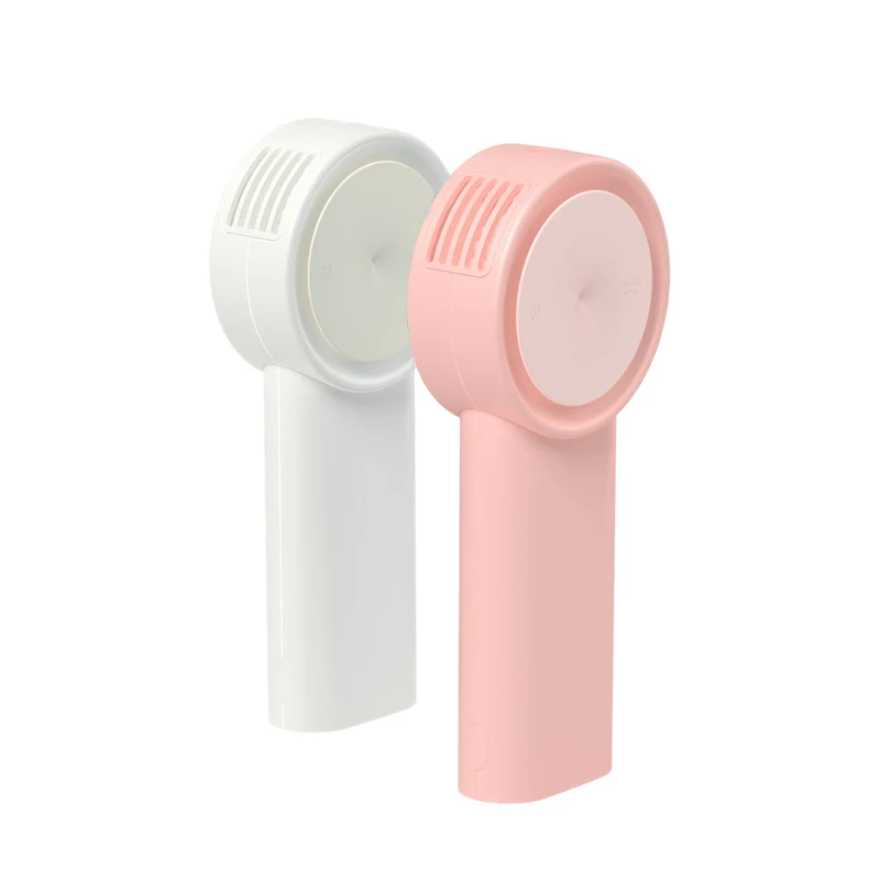

Mini Portable Handheld Bladeless Fan USB Rechargeable Cooling Fan Cooler With 3 Speed Level Home Office Outdoor