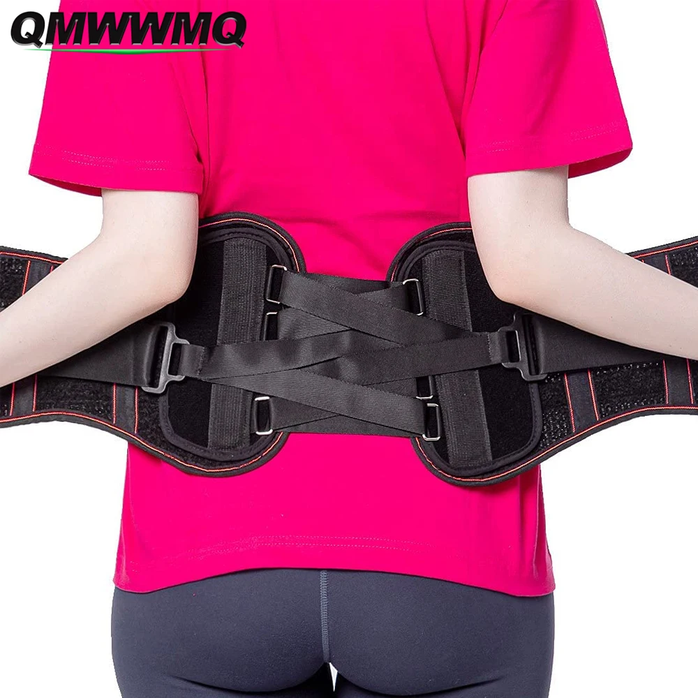 

Бандаж для спины для облегчения боли в нижней части спины-Поясничный поддерживающий пояс для подтяжки для мужчин и женщин-облегчение спинномозга, сколиоза, грыжа диск
