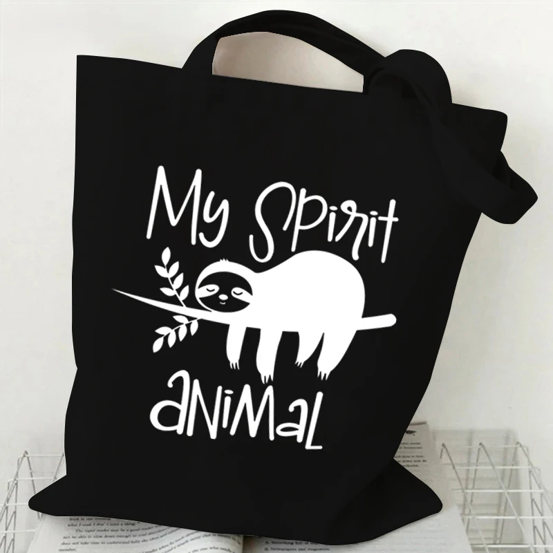 Сумка на плечо для мужчин и женщин забавный саквояж с принтом ленивых не спешите