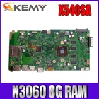Новая материнская плата для ноутбука X540SA N3060 cpu 8G RAM REV 2,0 для Asus X540 X540S X540SA X540SAA протестированная материнская плата для ноутбука ОК