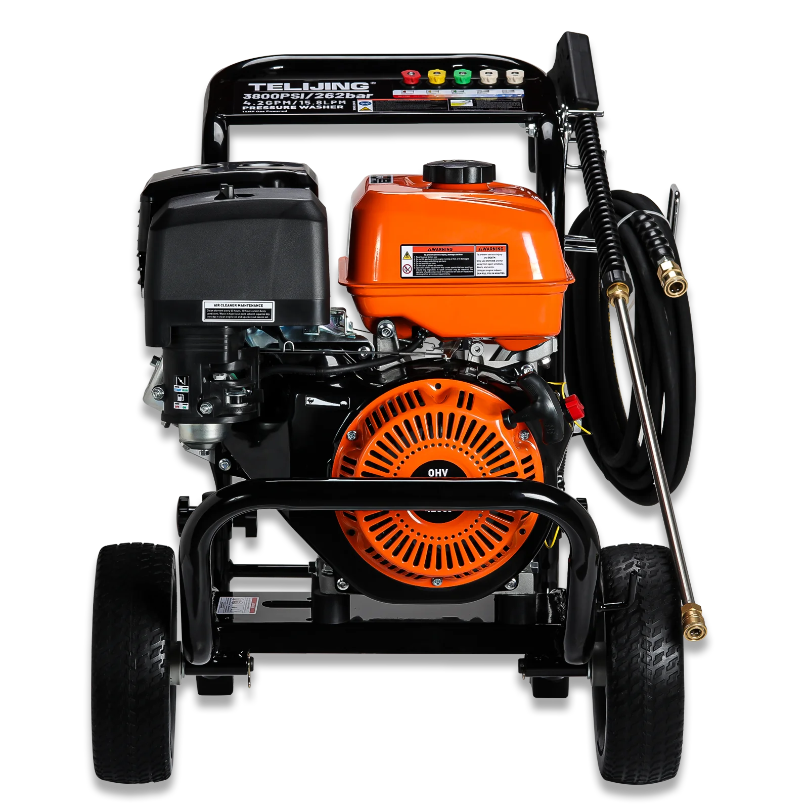 Psi/275bar 190F 420cc итальянский триплексный насос мойка высокого давления на бензине
