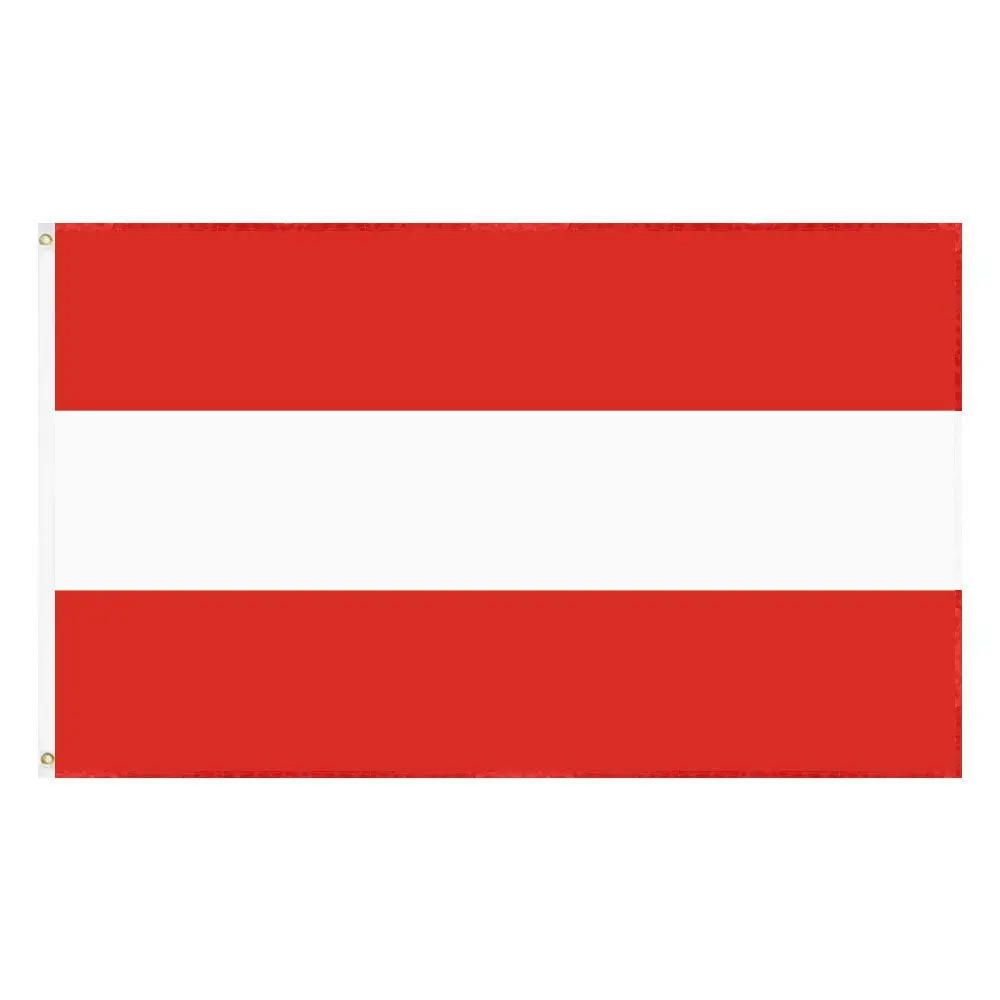

Новый Австрийский флаг 90x150 см 3x5 футов, украшение для дома, подвесной красный и белый австрийский наружный баннер для спорта