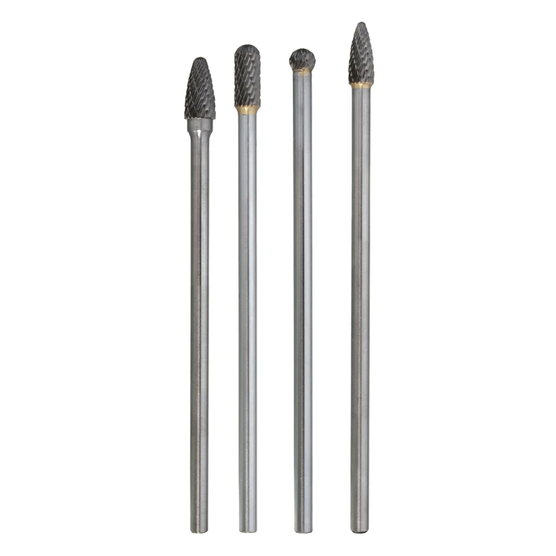 

Tungsten Carbide Rotary Cutting Burr Die Grinder Bit for DIY Woodworking Metal Carving Polishing Engraving Drilling