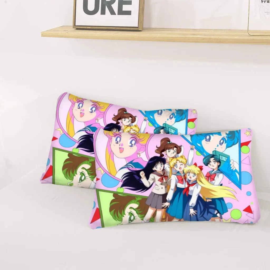 Комплект простыней Сейлор Мун одеяло пододеяльник пододеяльники одинарное