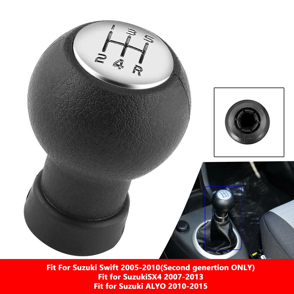 

Auto Replacement Parts Gear Shift Knob 5 Speed 5 Speed 7.5*5.5 Cm Auto Replacement Parts For SuzukiSX4 2007-2013