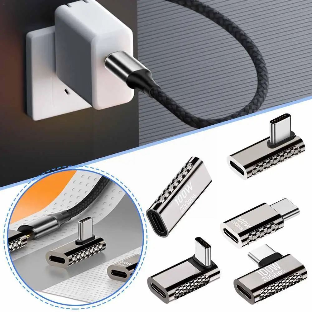 

Переходник с Type C 4,0 на USB Type-C 100 Вт, супер зарядка 20 Гбит/с, высокая передача данных, поддержка 4K/8K, аудио и видео для ПК Tabl C0E6