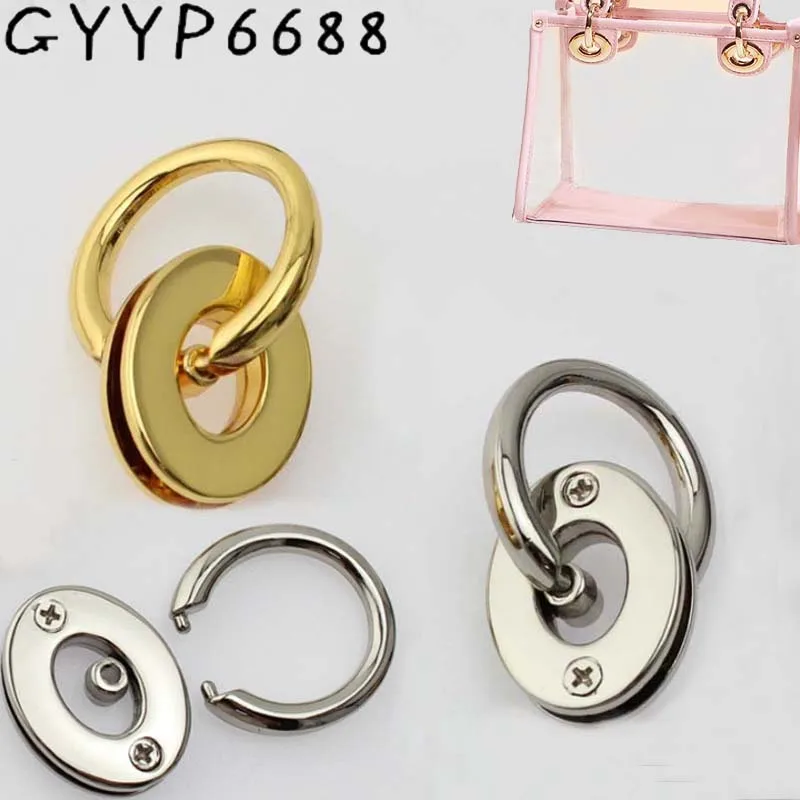 

Metal Bag Side Buckles Connector Buckle Bag Hanging Chain Bag Modification Accessories Shoulder Strap Oblique Cross Bag Hardware