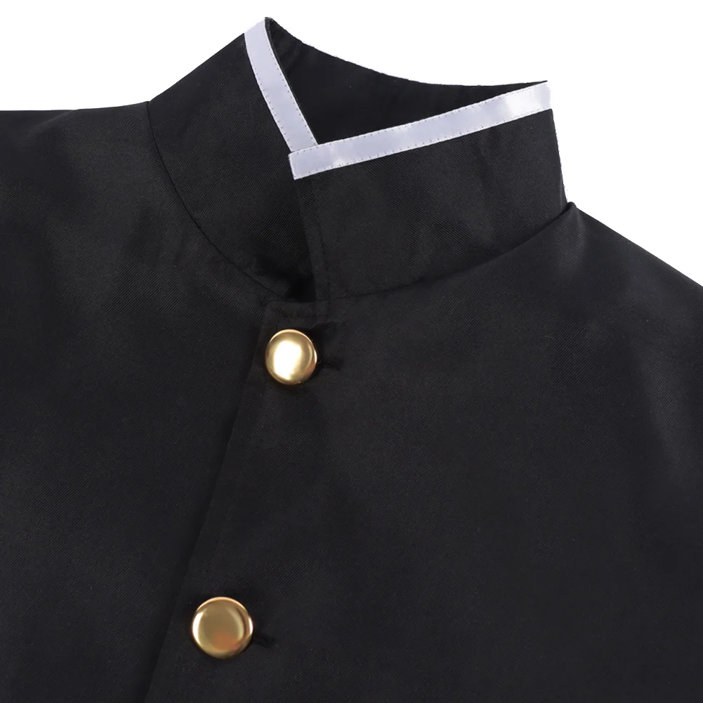 Кен Такакура Косплей Костюм Аниме Дэна Дандан Окарон Школьная форма Черная