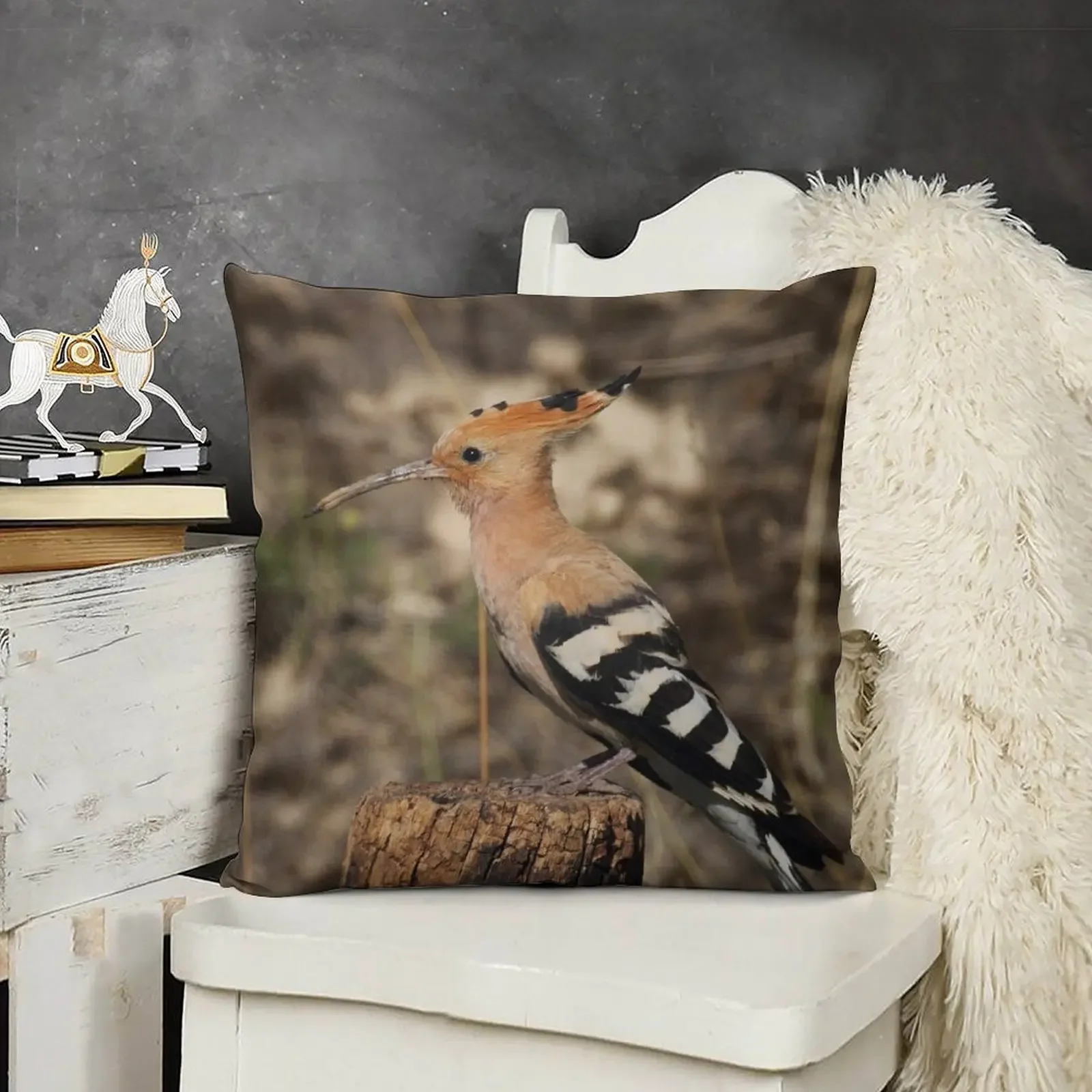 Upupa epops Декоративная подушка Наволочки для кровати Подушка
