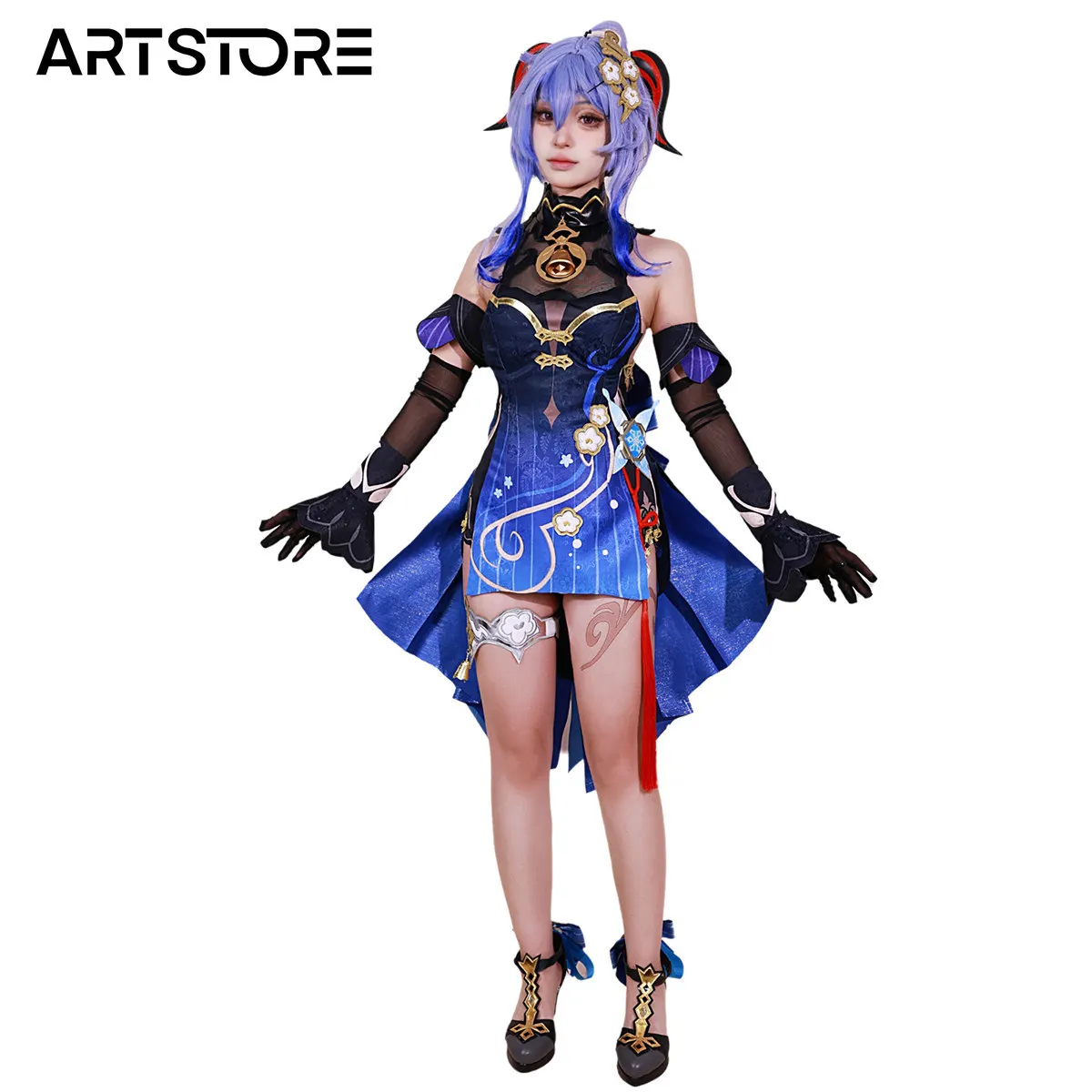 Игра GenshinImpact Deepavali Ganyu косплей костюм ролевая игра комикс с платье Хеллоуин