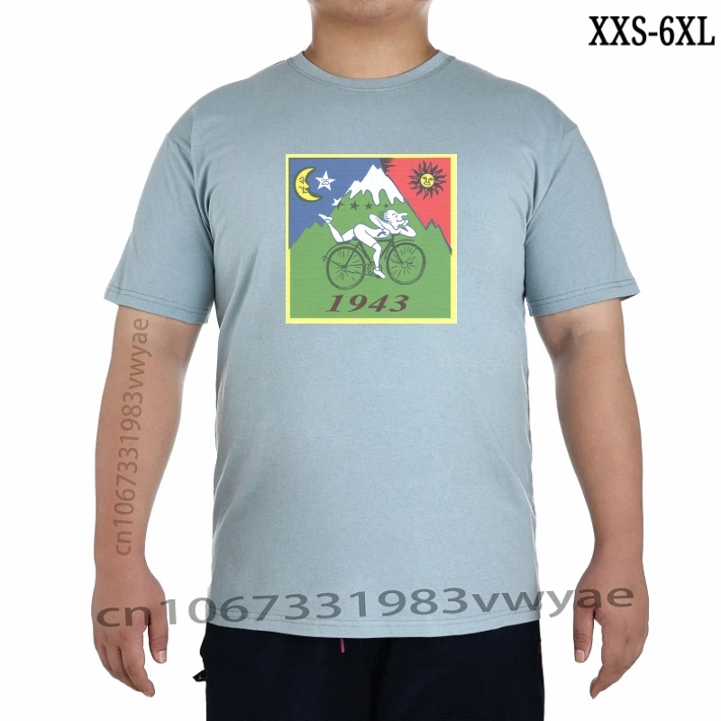 

Bicycle Day Bike Trip Lsd Acid T Shirt Dr Albert Hofmann TShirt Acid Party Male Female Tee Shirt XXS-6XL