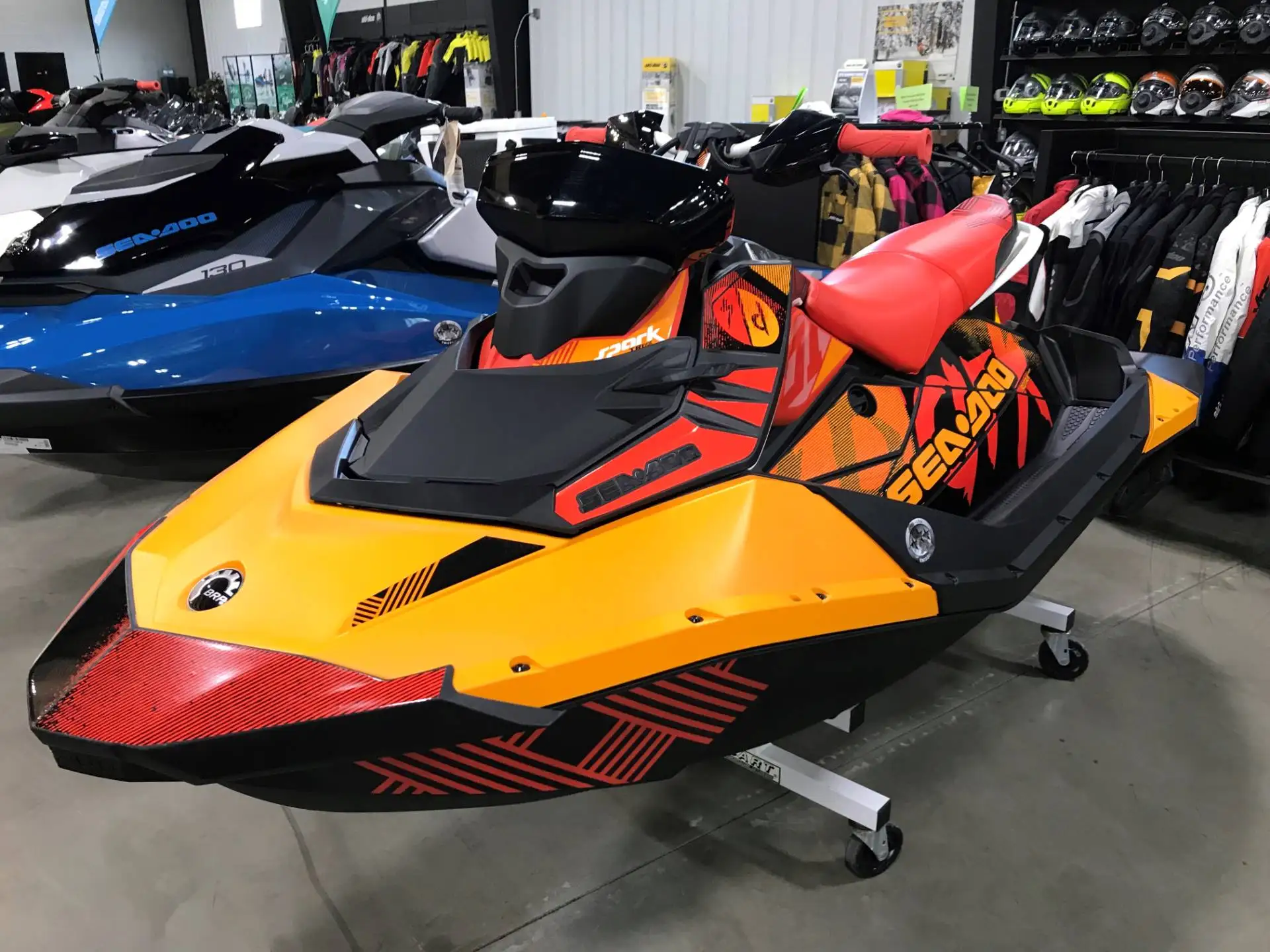 SUMMER SALES DISCOUNT ON Free Shipping New 2022 Sea Doo Spark Trixx 3-up Rotax 900 H.O. A C E iBR with Three Seater Jet Ski Hot