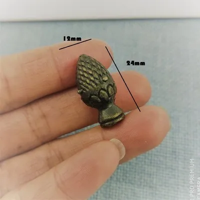 Винтажная мебельная ручка из цинкового сплава, бронзовый тон