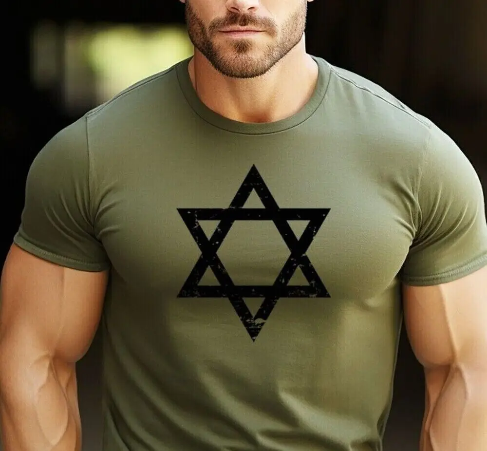 Рубашки с рисунком Израиля звезды Соединенных Штатов армии Повседневная рубашка