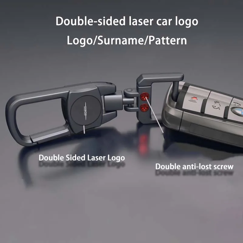 Автомобильный металлический брелок для ключей Подвеска кожаное кольцо