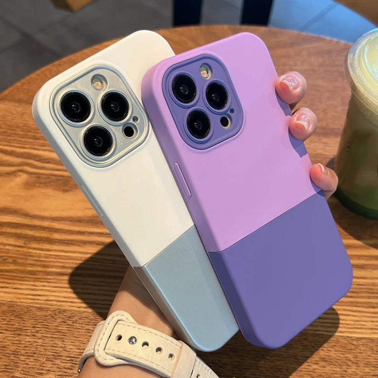 

Shockproof Soft Silicone Phone Case For iPhone 14 13 11 12 Pro Max 13Pro 14 Plus 11 14 Camera Protection Matte Bumper Back Cover