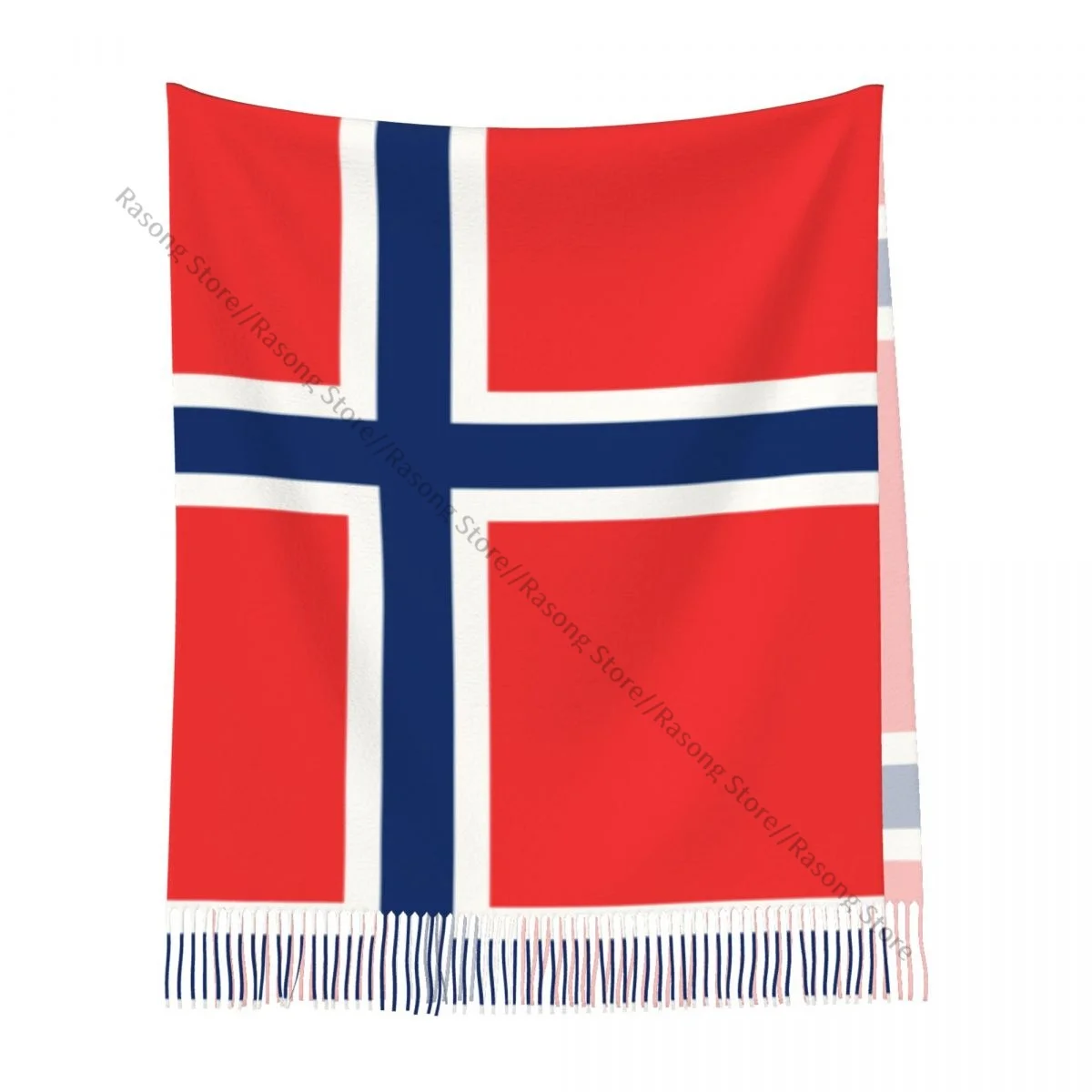 Шарф с кисточками большой размер 196*68 см зимняя теплая шаль из пашмины буфанда