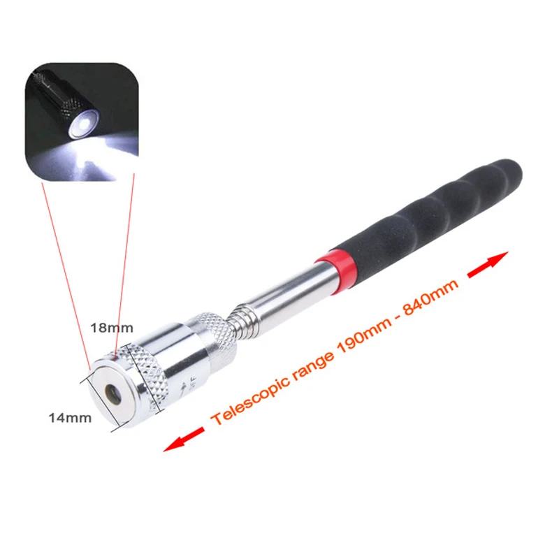 Mini Telescopic Magnetic Magnet Pen Handy Tools Capacity for Picking Up Nut Bolt Extendable Pickup Up Nuts Hand Tool images - 6