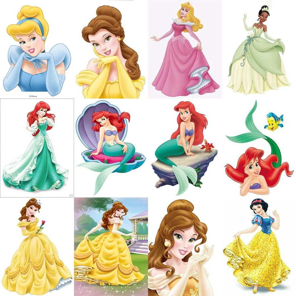 

Алмазная живопись Disney, вышивка крестиком, Принцесса Диснея, 5D алмазная вышивка «сделай сам», полноразмерная/круглая картина HK25