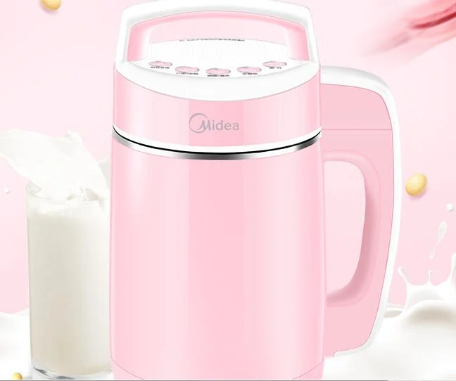

Midea multifunctional soya bean milk machine DE11S61 304 stainless steel household soymilk juice maker pink 220-230-240v pink