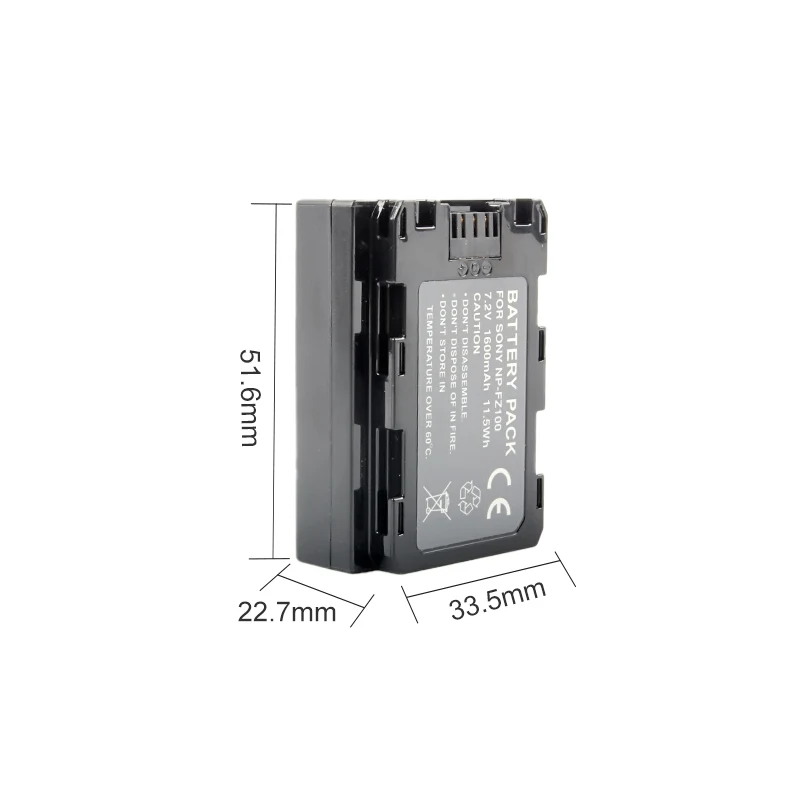 NP-FZ100 FZ100 аккумулятор для S ony Digital Came ra ILCE-9 A7RIII A7r3 A9 7RM 3 Аккумуляторный