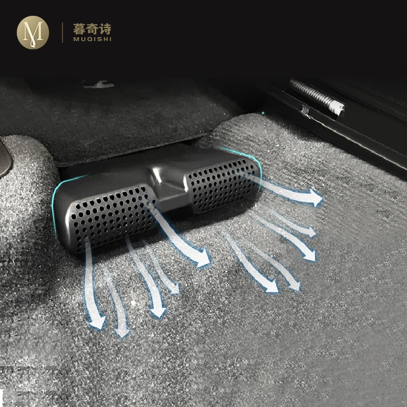 

For BMW E87 Series 1 2004-2011 Car Air Condition Vent Cover Rear Seat anti dust Outlet Cover Conditioning Cover Refit ABS 2PCS