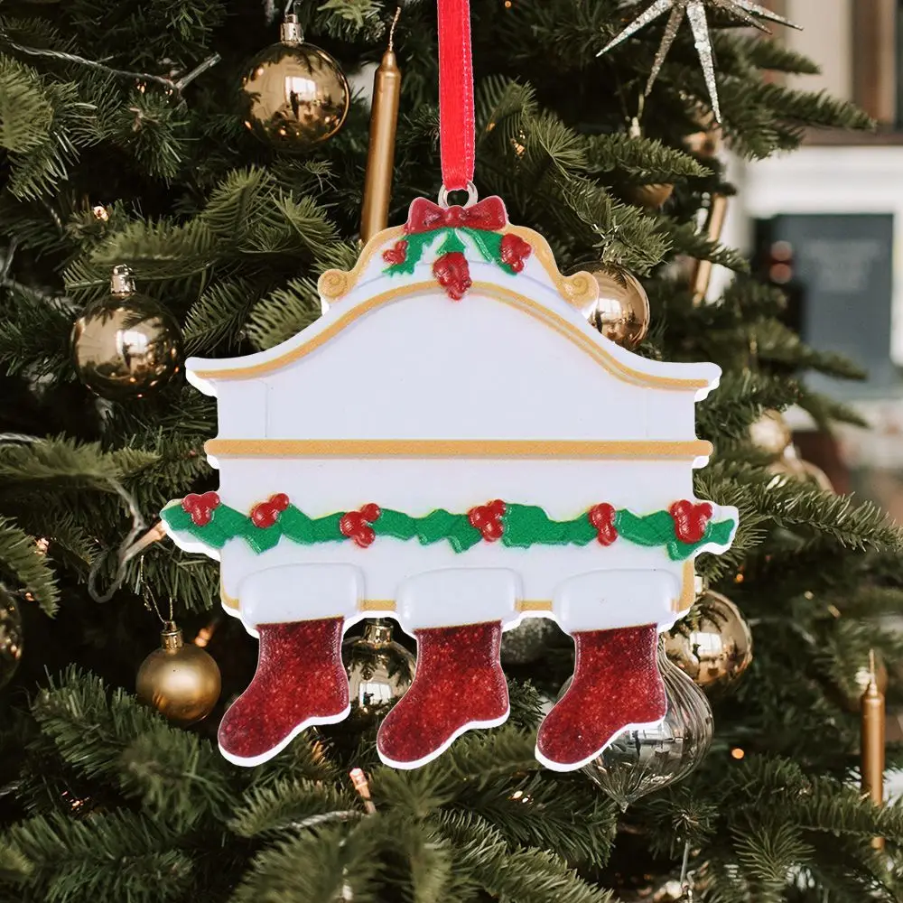 

2022 персональные индивидуальные рождественские сапоги, украшение для семьи, украшение для рождественской елки, подвеска, украшение для вечерние, креативный подарок