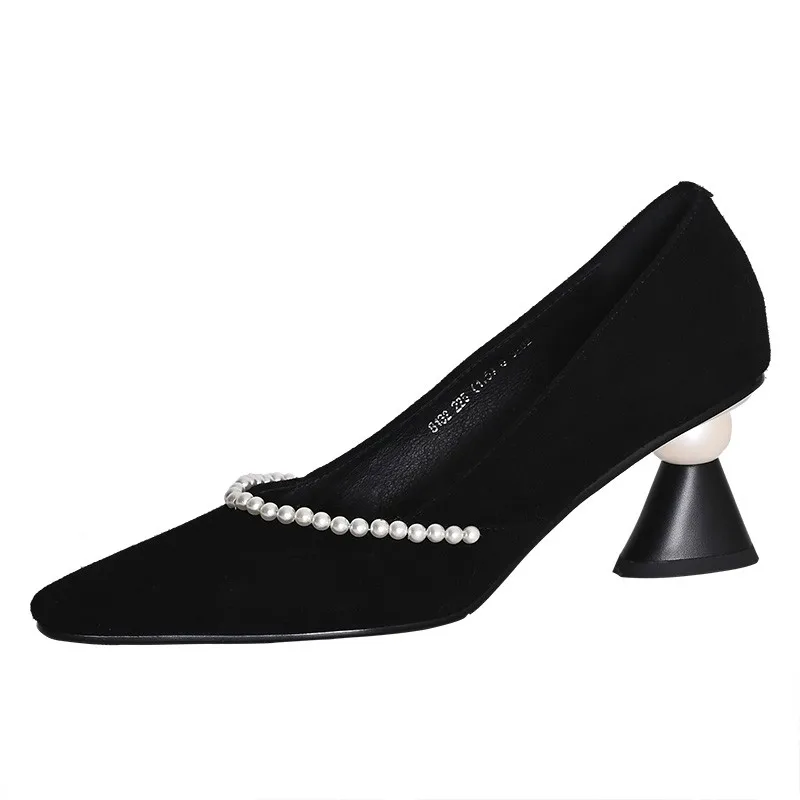 Женские лоферы на высоком каблуке привлекательные туфли-лодочки элегантные