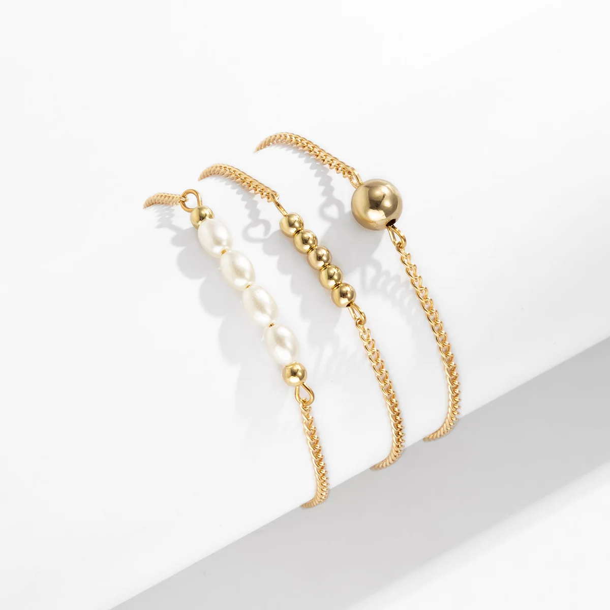 Ножной браслет в стиле бохо с разноцветными бусинами цепочка подвеской виде