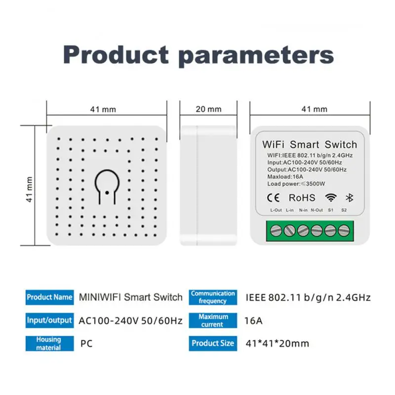 

Smart Home Mini Home Automation Module Timer Switch Module Timing 16a Mini Wireless Breaker Work With Alexa Google Home Yandex