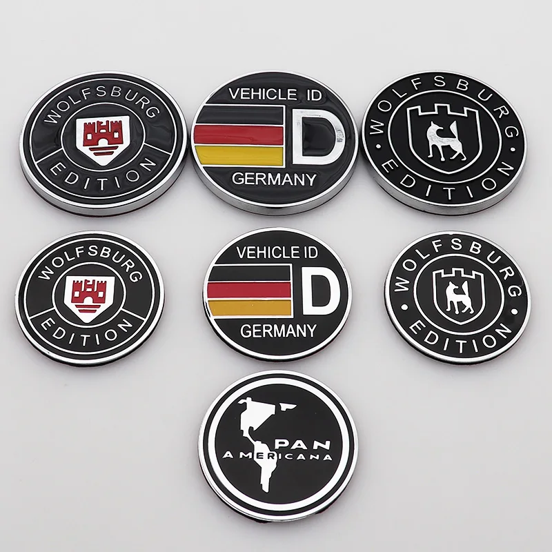 1 шт. выпуск wolfsburg металлический логотип автомобиля торговая марка наклейка на