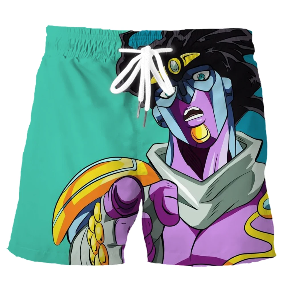 

CLOOCL JOJO Bizarre Adventure Board Pants 3D Graphic Funny Anime Role Printed Shorts Polyester Sportswear Dropshipping