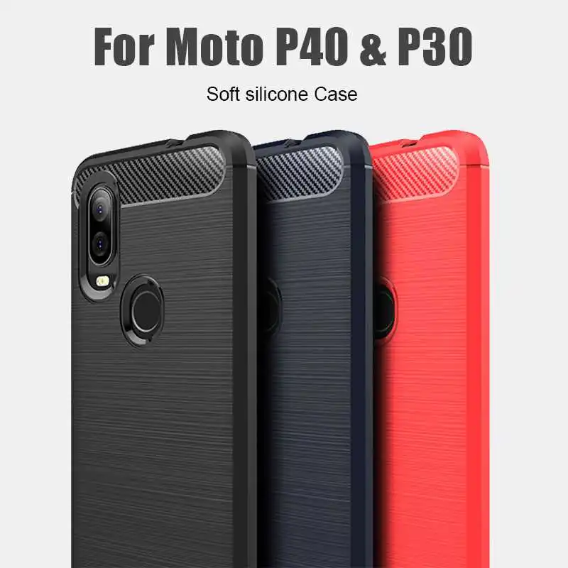 

YouYaeMi Shockproof Soft Case For Motorola P40 Note Power One Phone Case Cover