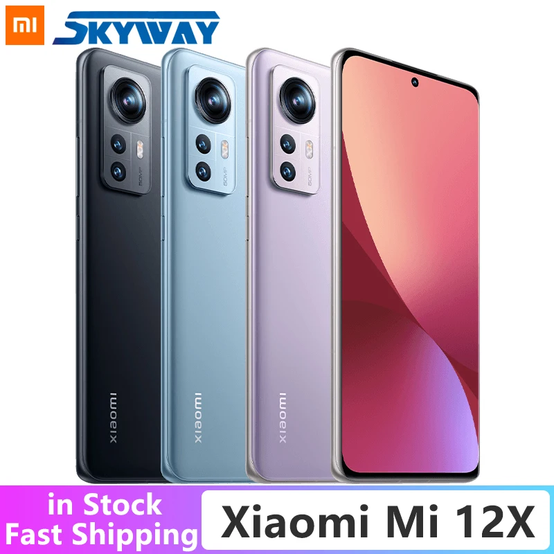 Смартфон Xiaomi 12X 128 ГБ/256 ГБ Восьмиядерный процессор Snapdragon 870 дисплей 120 Гц
