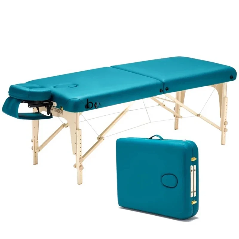 Складная массажная кровать портативная домашняя для прижигания из цельного