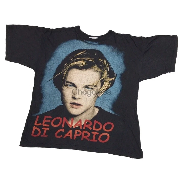 Мужская футболка Леонардо ДиКаприо 90s 98 Титаник Винтажная с голенищем - купить по
