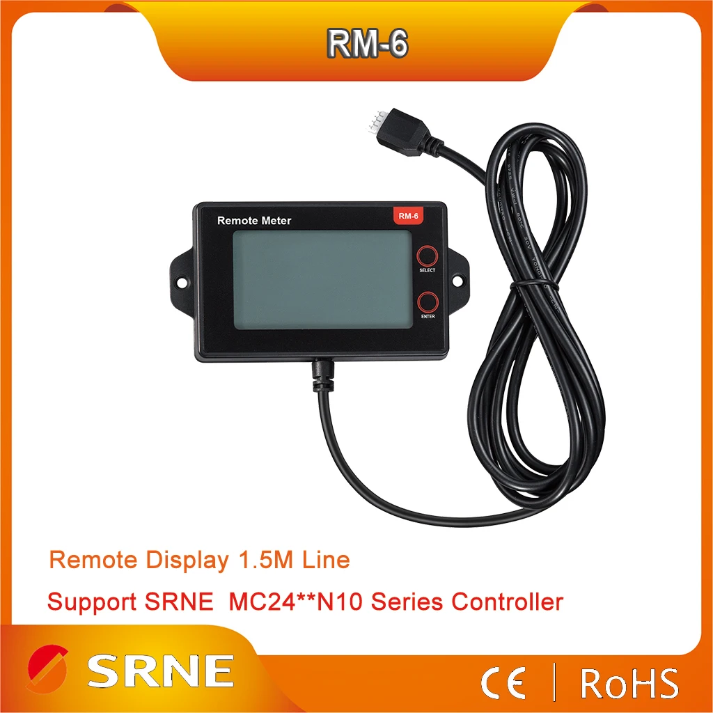 

SRNE RM-6 дисплей для контроллера SRNE MC Series