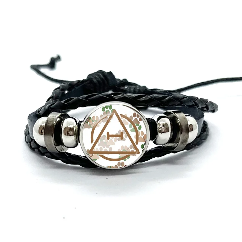 Фото Therian Symbol Cat Wolf Fox Therian Браслеты Художественные многослойные плетеные браслеты Браслеты Ювелирные изделия ручной работы Подарки №2