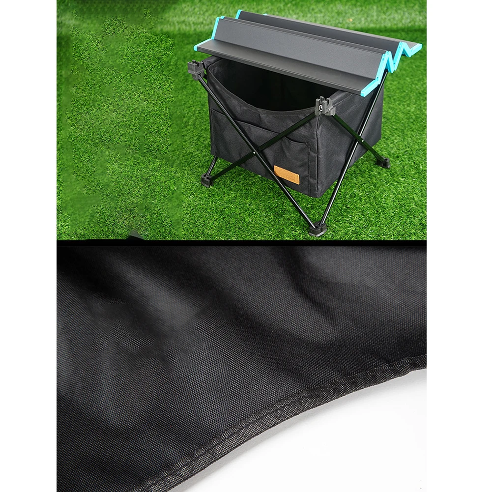 

Basket Camping Storage Outdoor Picnic Black Folding Portable Mesh Net Bag