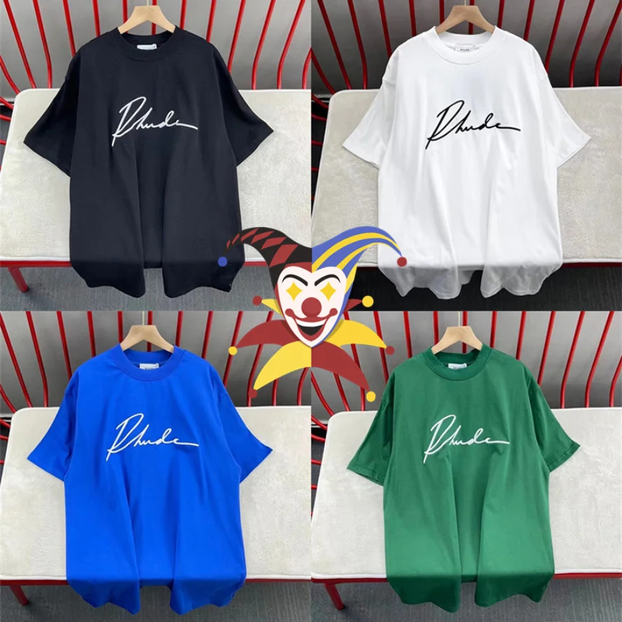 

Мужская/женская футболка с вышивкой, большого размера