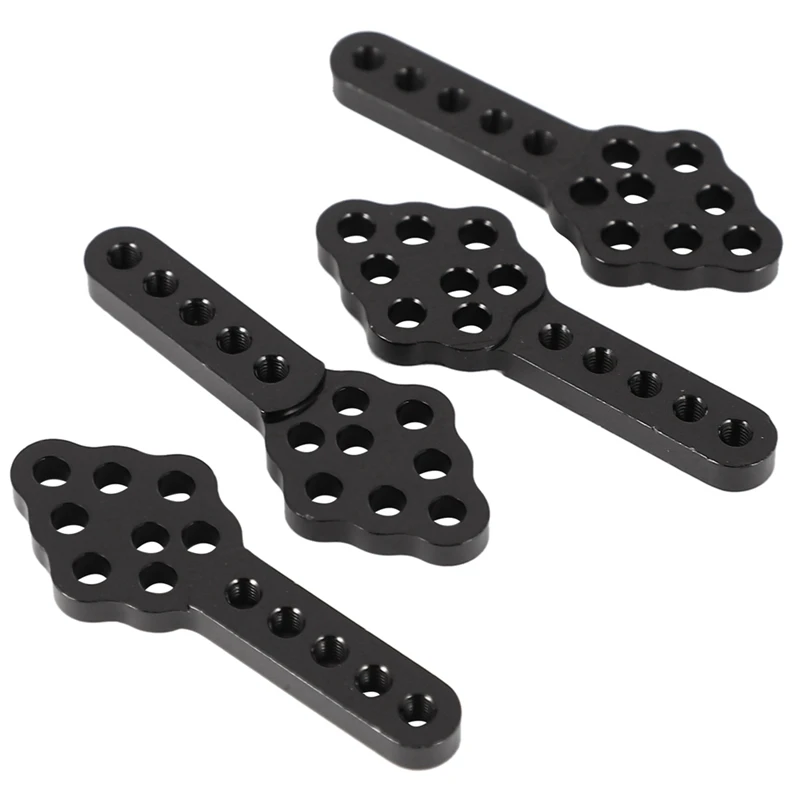 

16Pcs CNC Metal Shock Absorber Mount Adjust Height Angle Stand For RC Crawler Car Axial SCX10 90046 D90 D110,Black