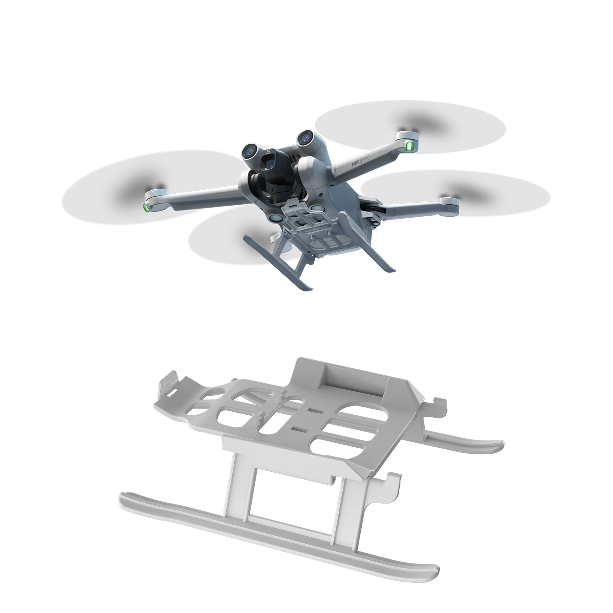 

DJI Mini 3 Pro Landing Gear Foldable Extended Leg Protector Feet Gear Quick Release Landing Skid Mini 3 Drone Accessories