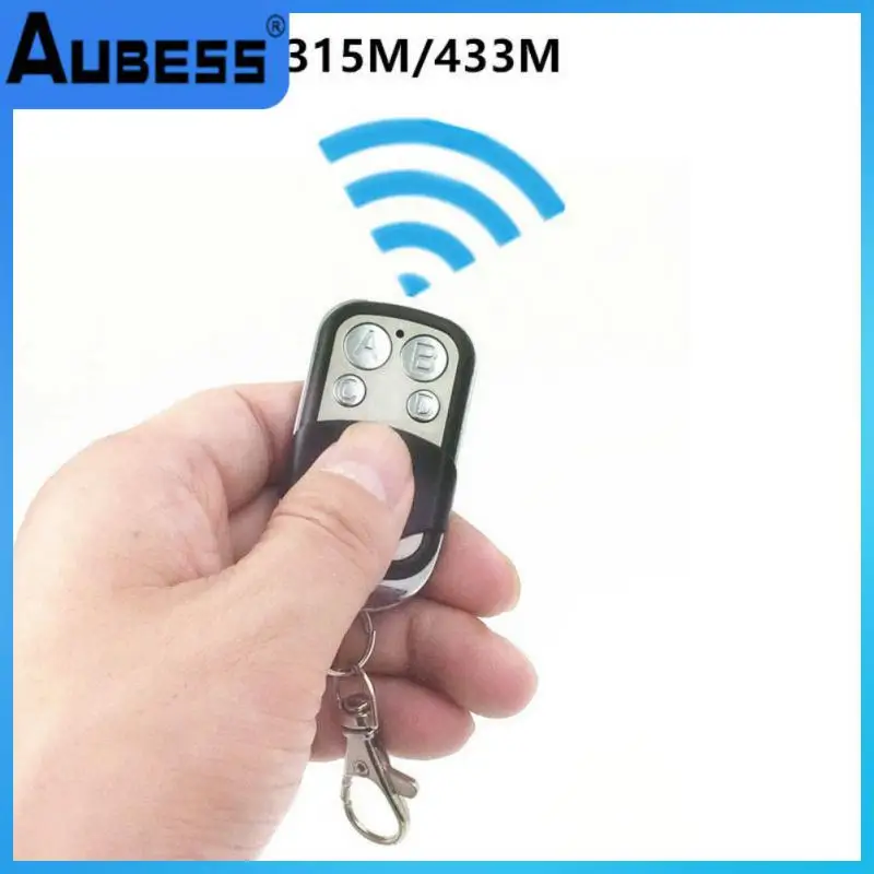 

Metal Self Copy Electric Garage Key Wireless Rf Transmitter Duplicator Key 4 Buttons Remote Control 315mhz 433mhz