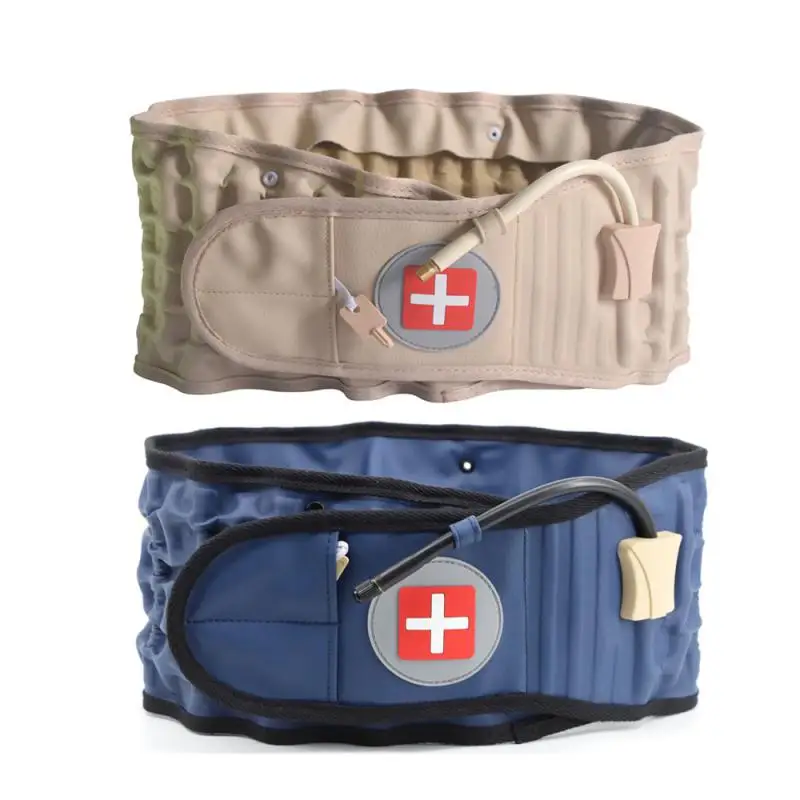 

Lumbar Support Back Decompression Waist Air Traction Brace Spinal Back Relief Belt Backache Pain Release Device Body Massager