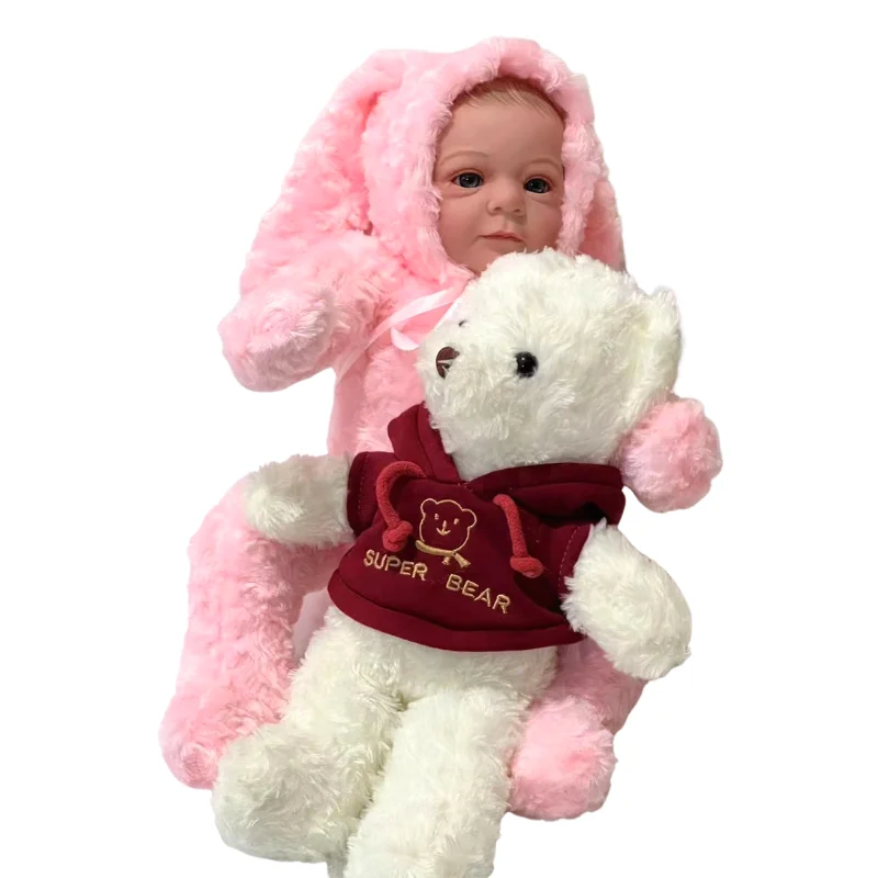 

Reborn Felicia Maddie Meadow Malea Multi Panel Cuddle Bunny Body Doll Limbs Are Jointed And Rotatable Reborn Baby Doll