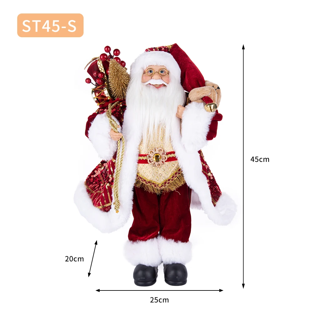 

Рождественская кукла Санта-Клауса 45 см