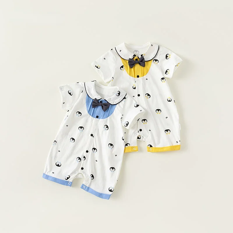 Baby Bodysuits Baby Clothing Penguin Print Baby Boy Clothes Children's Clothing Girls Baby Girl Rompers Baby Boy Romper Rompers