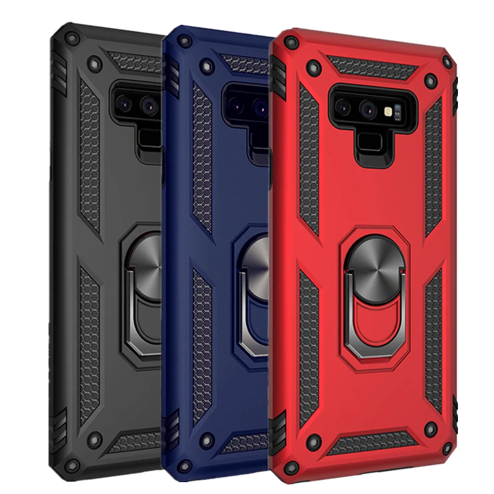 

Samsung Note 9 Shockproof Case For Samsung Galaxy S9 S20 Ultra S8 S10 Plus Note 9 8 A51 A71 Note8 Note9 S9Plus A50 A70 Ring Capa
