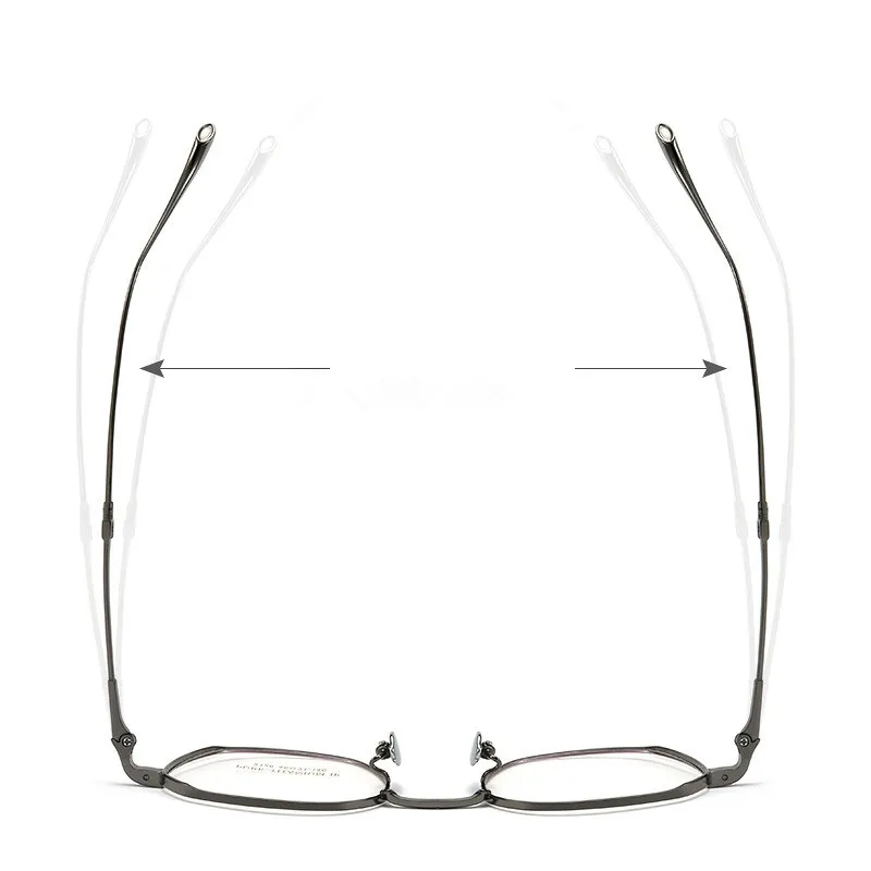 Оправа для очков из чистого титана в стиле ретро мужские очки по рецепту оправа