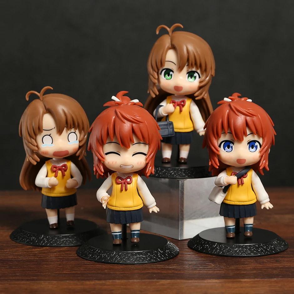 

Коллекционные фигурки, 10 см, 4 шт., Non Biyori Nonstop Koshigaya Natsumi Koshigaya Komari, коллекционные игрушки, куклы Q Version